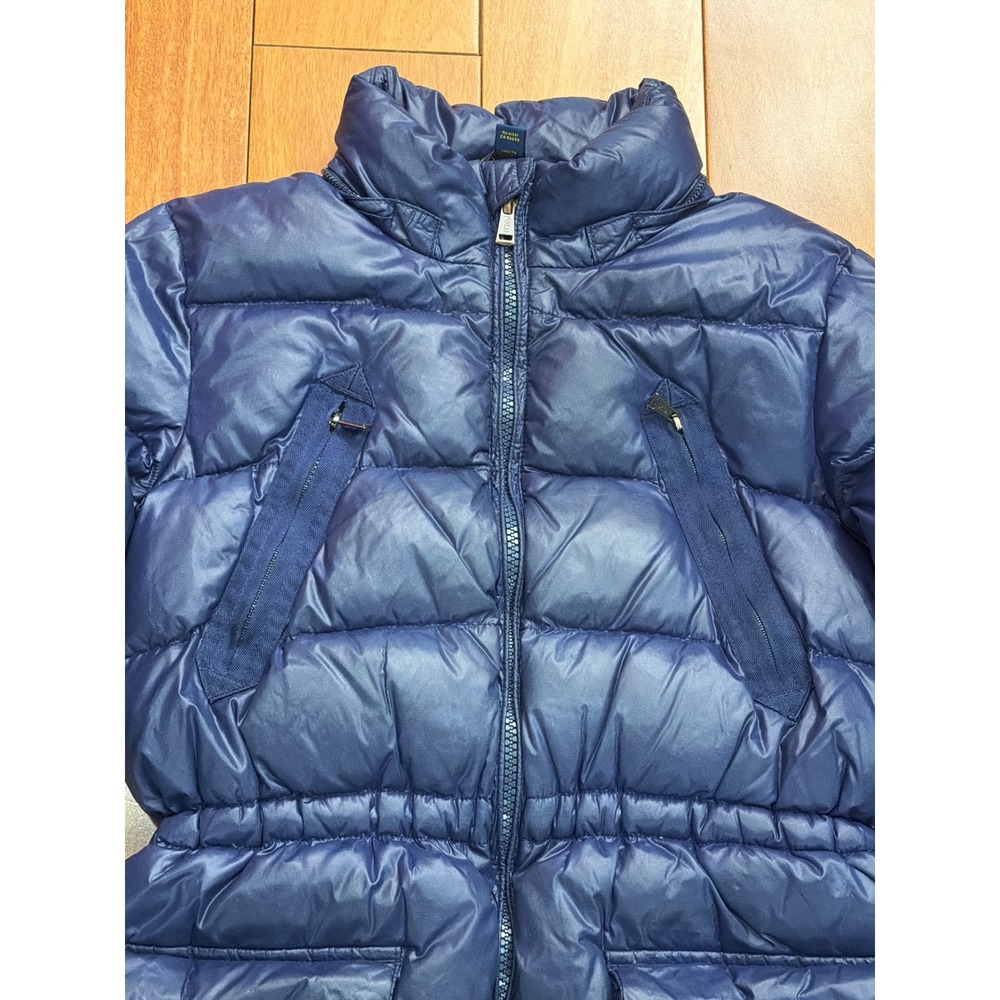 Polo Ralph Lauren Kids Navy Blue Quilted Down Puffer Jacket Size M 8-10 - Picture 2 of 10